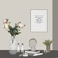 Modern ornaments combination 3d model