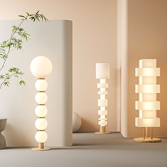 Modern floor lamp 3d model