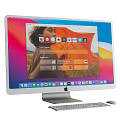 Modern computer Apple computer monitor 3d model