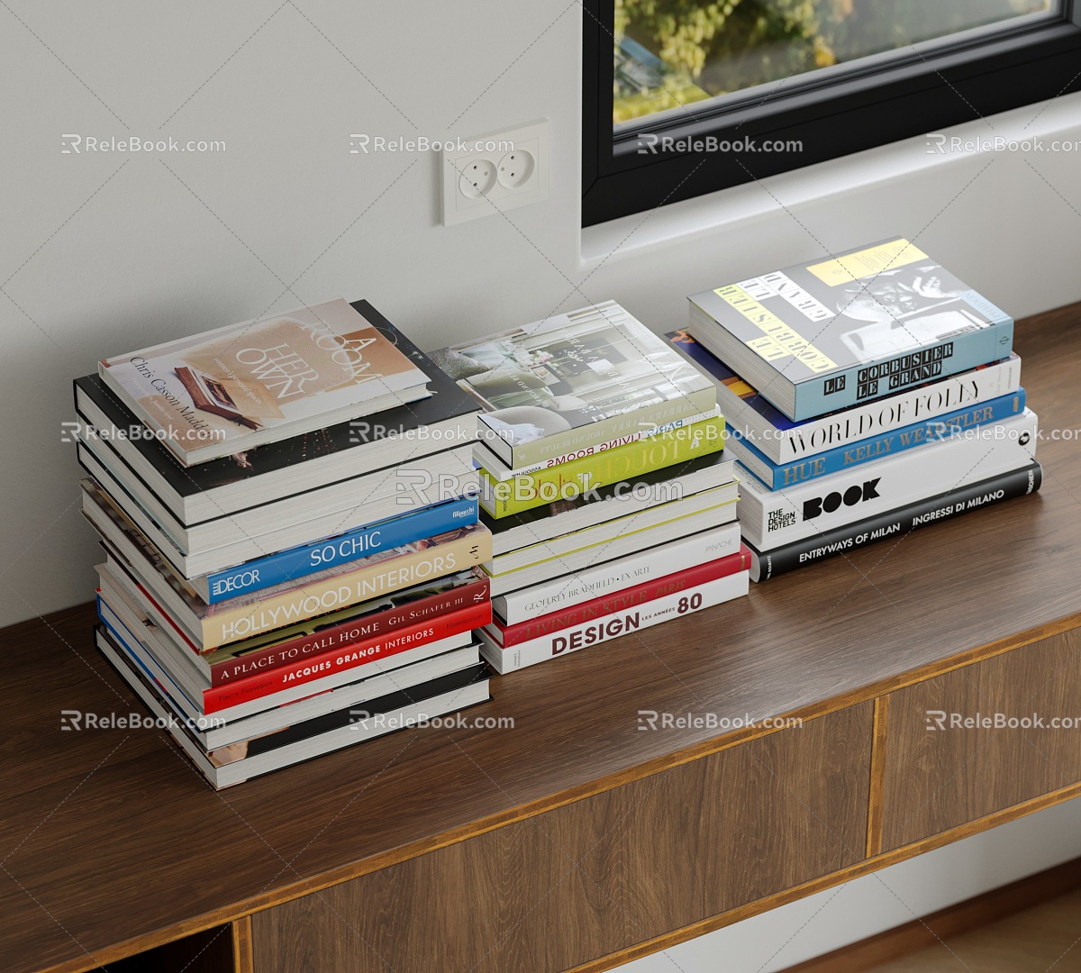 Books Books Fake Books Ornaments Book Combination English Books Books Atlas Magazine 3d model