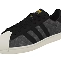 Classic Shell Toe Gray Shoes With Black Stripes White Sole And Black Laces