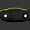 Wireless Doorbell With Black And Yellow Design Digital Display Showing 88 And Antenna