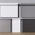 Modern Roller Blinds In White Grey And Black For Home Window Decoration