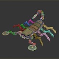 machine scorpion mecha scorpion sci-fi scorpion scorpion cartoon scorpion anime scorpion 3d model