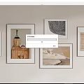 Diverse Framed Artworks Hanging On Wall With Various Styles And Designs