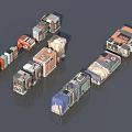 Diverse Types of Industrial Equipment Machinery and Mechanical Components Collection