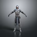 Detailed Medieval Knight Armor As Protective Battle Weapon With Metallic Design
