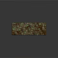 Camouflage Storage Box With Green And Brown Camo Pattern Design