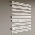 Decorative Gypsum Cornice Collection With Various Ornate Patterns And Classic Designs 3d model