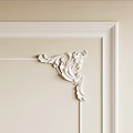 Decorative Plaster Cornice With Intricate Ornate Design For Home Interior Wall Corner