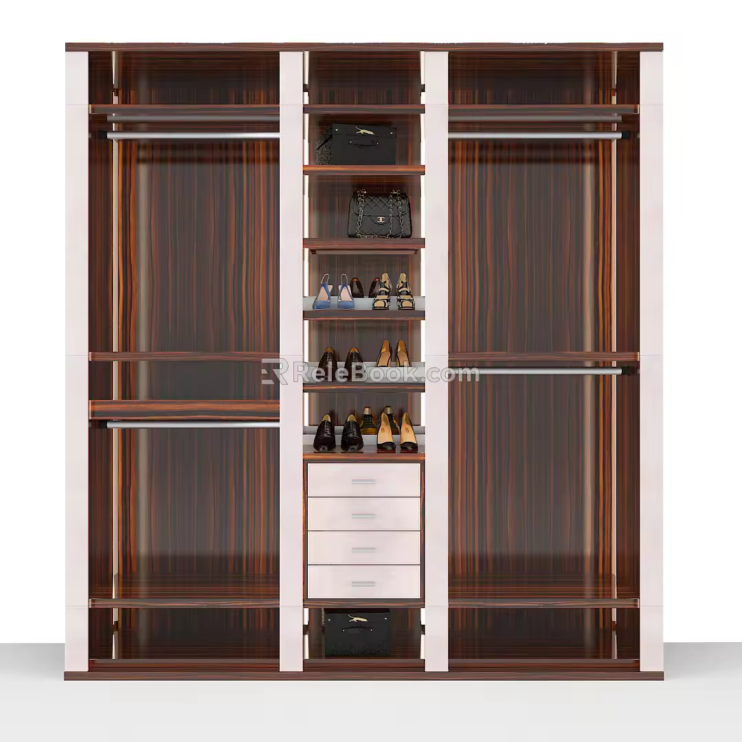 Modern wardrobe 3d model