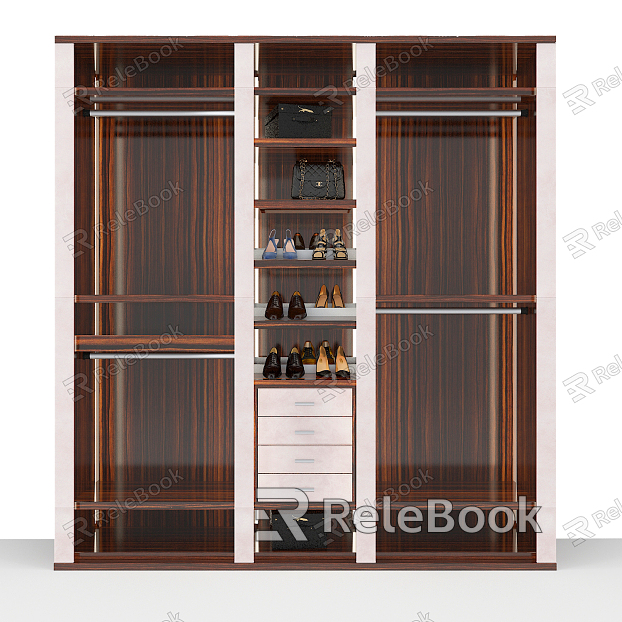 Modern wardrobe model