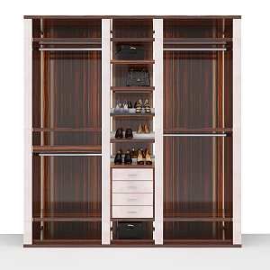 Modern wardrobe 3d model