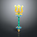 Cold weapons Sword Axe Hook Fork Spear Trident Melee Weapon Military 3d model