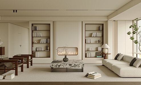 The Silent Living Room 3d model