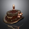 boiler cap boiler cap steam punk cap 3d model