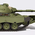 Leopard 1A5 tank 3d model