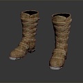 Men's Boots Old Boots Old Leather Boots Old Rain Boots Men's Leather Boots Men's Leather Shoes Pointed Leather Boots Fashion Leather Boots 3d model