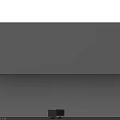 Two Sleek Computer Monitors With Black Screens And Adjustable Stands Modern Design
