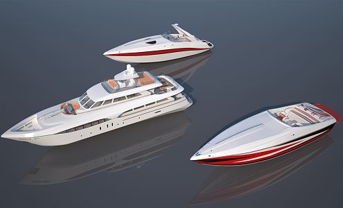 Modern Yacht 3d model