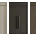 Different Colored Wooden Double Doors With Modern Designs For Home Interior