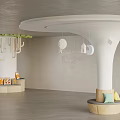 Modern special-shaped column modeling column decorative column 3d model