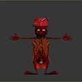 grasshopper insect cartoon locust animation locust anime locust anime game character 3d model