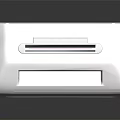 Modern punch card machine punch card 3d model