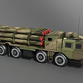 PHL 03 long range rocket launcher PHL03 03 rocket launcher multiple rocket launcher 3d model
