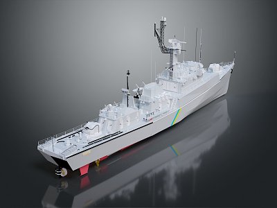 Modern Warship Ship Warship 3d model