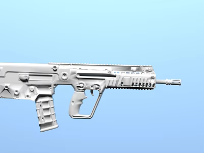 Modern Gun Technology Sense Assault Rifle 3d model