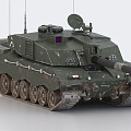 Challenger 2 Main Battle Tank Medium Tank Medium Tank 3d model