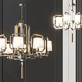 New Chinese Chandelier 3d model