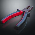 Professional Hardware Tools Multifunctional Pliers With Red Black Handle Grip