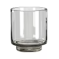 Transparent Glass Cups with Size Difference and Simple Design for Daily Use 3d model