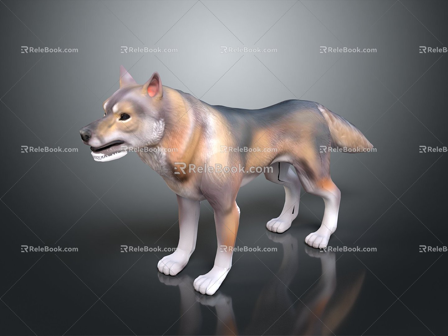 Wolf Cartoon Wolf Animation Wolf Animation Wolf Wolf Big Bad Wolf Wolf Warrior Cartoon Character Cartoon Animal 3d model