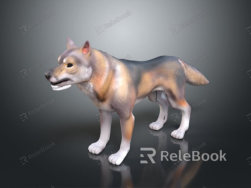 Wolf Cartoon Wolf Animation Wolf Animation Wolf Wolf Big Bad Wolf Wolf Warrior Cartoon Character Cartoon Animal model