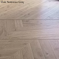 Interior Wooden Flooring Component Herringbone Pattern With Light Oak Natural Grain And Smooth Surface 3d model