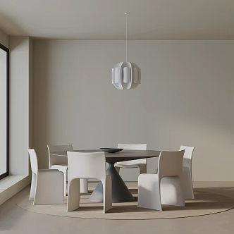 Modern table combination 3d model