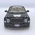 Black Luxury Sedan With Light Interior And Black Wheels Red Brake Calipers
