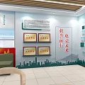 Modern Meeting Room Interior With Long Wooden Table White Chairs Bookshelves Green Plants