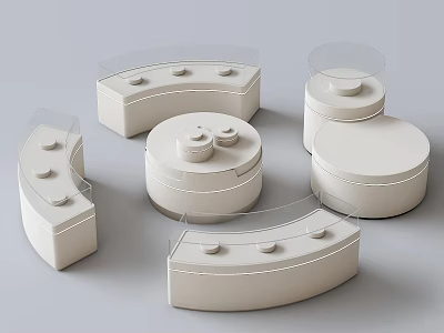Booth 3d model