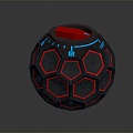 Sci-fi Grenade Grenade Grenade Gun Grenade 3d model