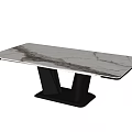 Modern Dining Table Desk Tea Table 3d model