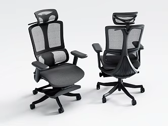 Office Chair Boss Chair Staff Chair 3d model