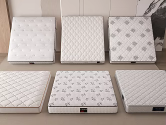 Modern Bedding Mattress Simmons 3d model