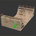 Skateboarding Skateboarding Skateboarding Skateboarding Rink Skateboarding Extreme Sports Skateboarding Stadium Aquarium Seaport 3d model