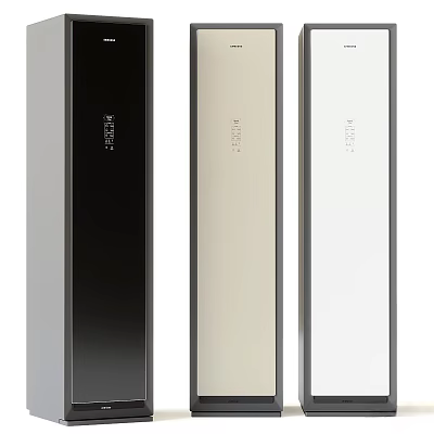 Home Appliances With Vertical Design In Three Colors 3d model