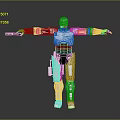 Mech Warrior Mech Soldier Machine Battlearm Mechanical Battlearm Machine Fighter Robot 3d model