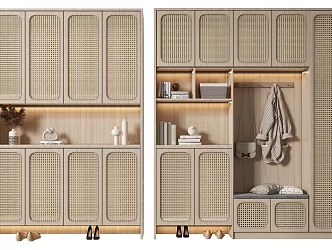 Silent Shoe Cabinet 3d model